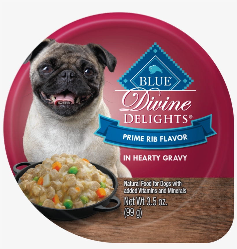 Blue Buffalo Divine Delights Small Breed Prime Rib - Blue Buffalo Dog Food, transparent png #5899684