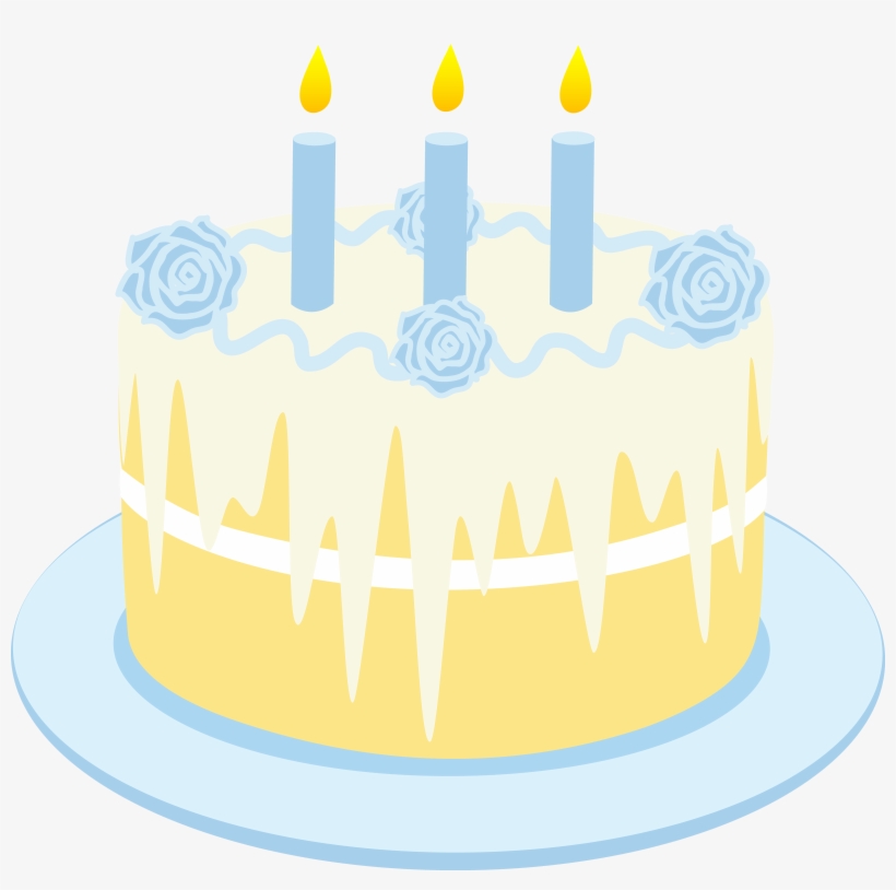 Free Clipart Birthday Cake With Candles - White Birthday Cakes Png, transparent png #590510