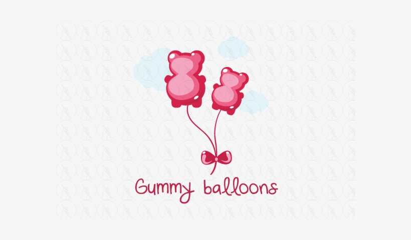 Gummy Bear And Balloons - Balloon Logo, transparent png #590564