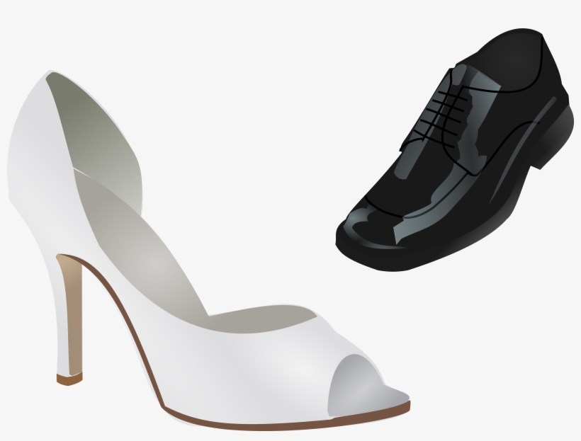 Sneakers Clipart Man Shoe - Wedding Shoe Clipart, transparent png #590724