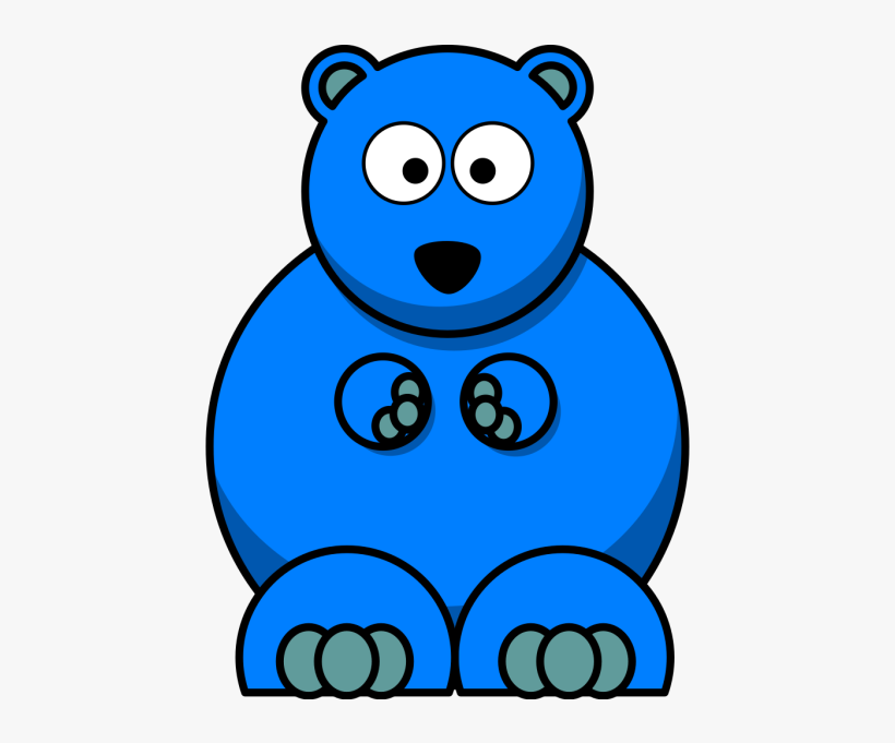 Gummy Bear Clipart Gummi Bears - Blue Bear Clipart, transparent png #590777