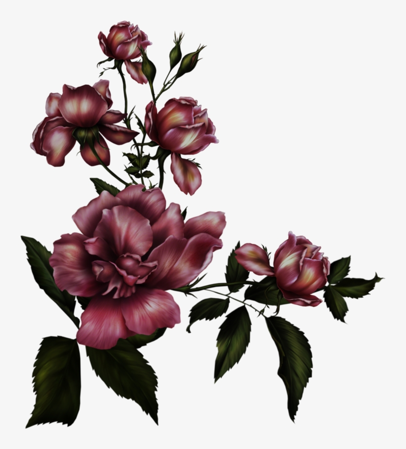 Flower Clipart Gothic - Transparent Background Deviantart Flower Png, transparent png #590839