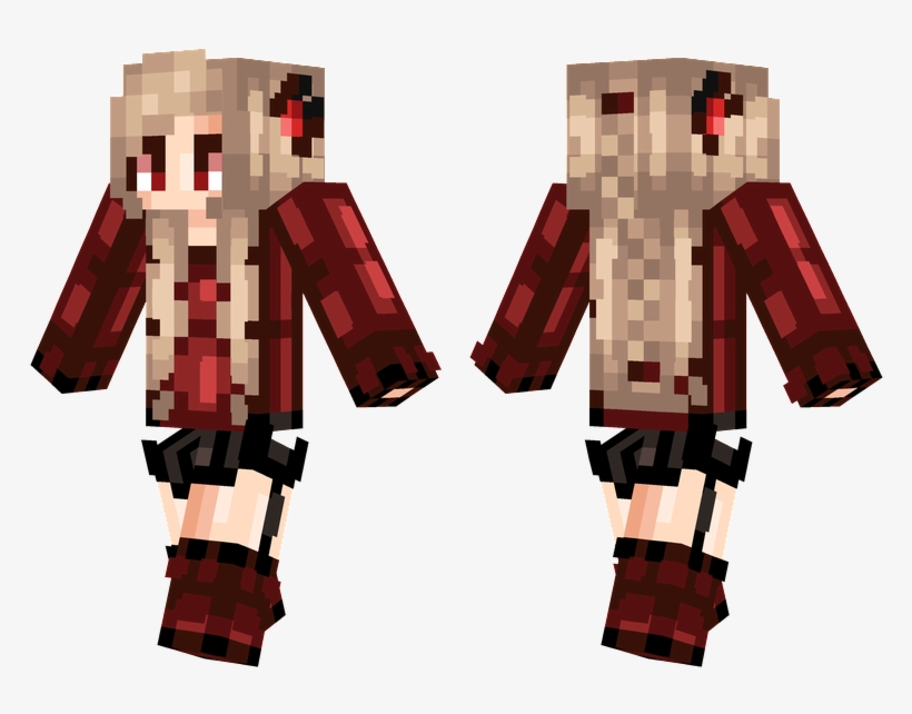 Gummy Bear - Sunset Minecraft Skin Girl, transparent png #590958