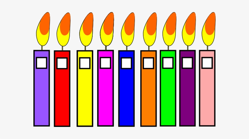 Candle Clipart Printable Birthday - Clip Art, transparent png #591242