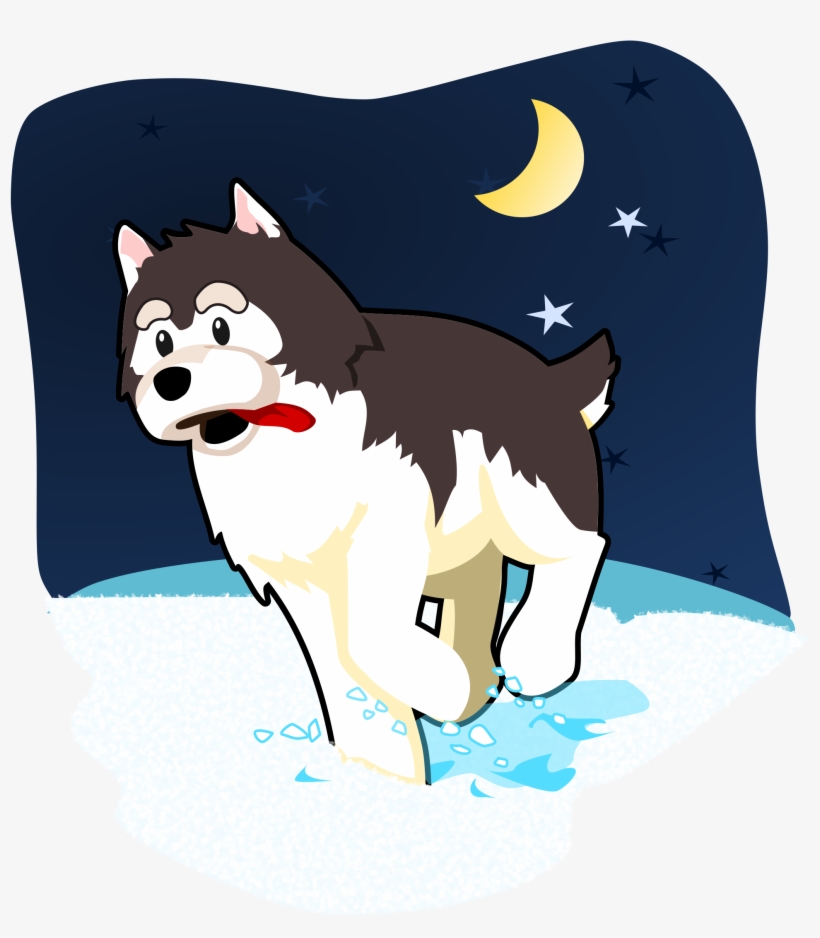 This Free Icons Png Design Of Husky Playing In The, transparent png #591243