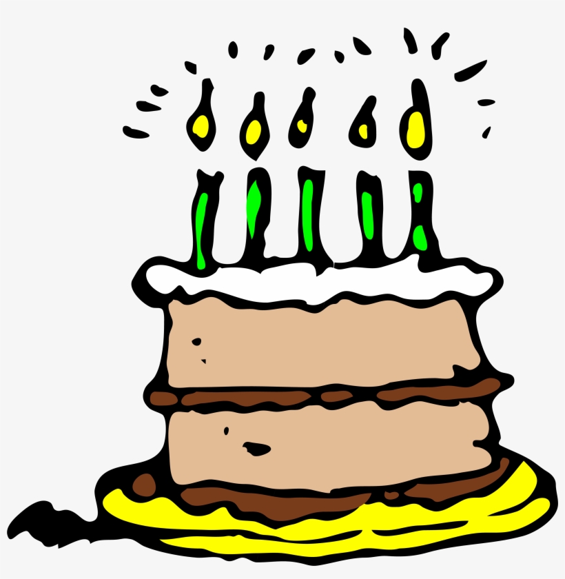 Free Birthday Candle Clipart - Birthday Cake Pixel Png, transparent png #591320