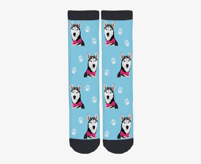 Miles Jacob The Husky Crew Socks - Sock, transparent png #591343
