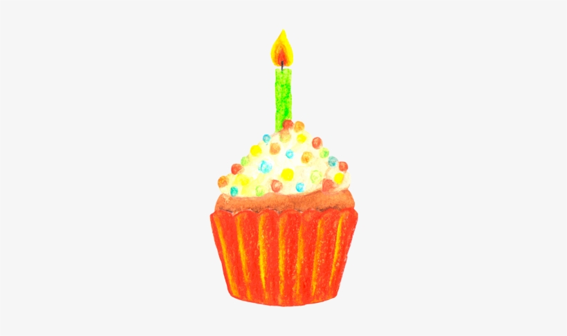 Birthday Artwork Messages Sticker-0 - Cupcake, transparent png #591638