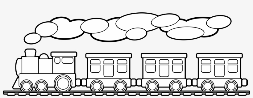 Toy Trains & Train Sets Drawing Solar-powered Calculator - Train Outline Png, transparent png #591837