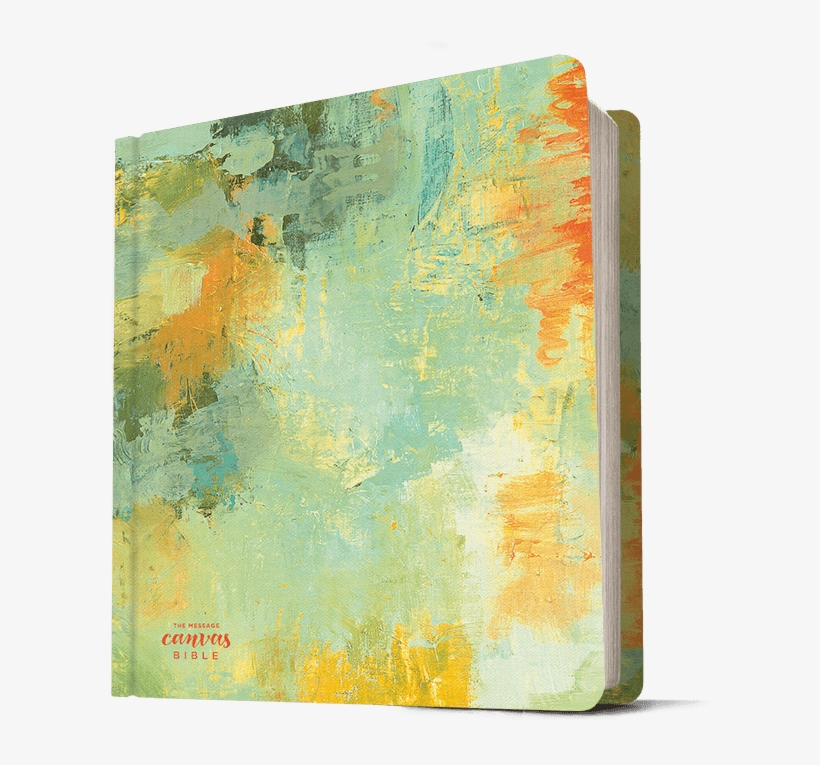 Hardcover, Spring Palette - Message Canvas Bible: Coloring And Journaling, transparent png #591956