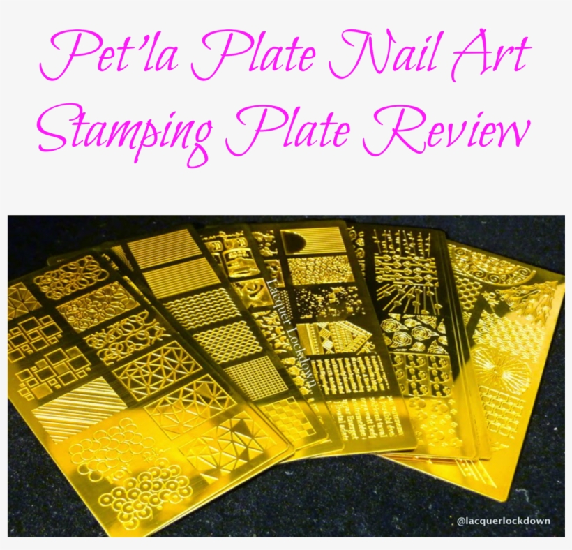 Petla Plate, Pet'la Plate, Nail Art Stamping Plates, - Sterling Silver Post Upgrade, transparent png #593091