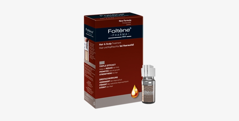 Ideal For Intense Hair Loss - Foltene Hair And Scalp Treatment Men, transparent png #593319