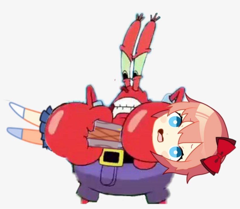 Krabs Fucking Loses His Mind - Cartoon, transparent png #593534