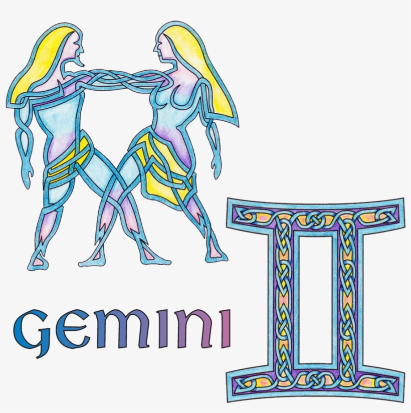 Celtic Knot Gemini By Knotyourworld - Celtic Knots Gemini, transparent png #593608