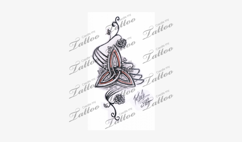 Triquetra Tattoos Trinity Knot Celtic Symbol Meanings - Keltisches Symbol Familie Tattoo, transparent png #593615