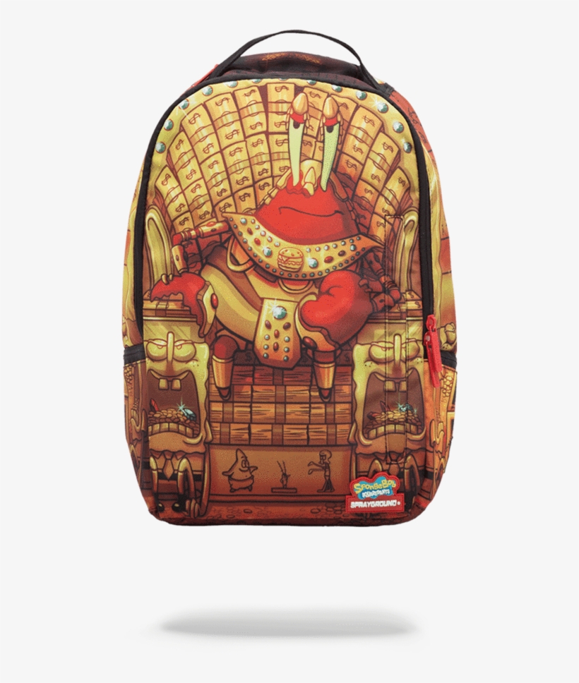 $0 - - Mr Krabs Sprayground Backpack, transparent png #593700