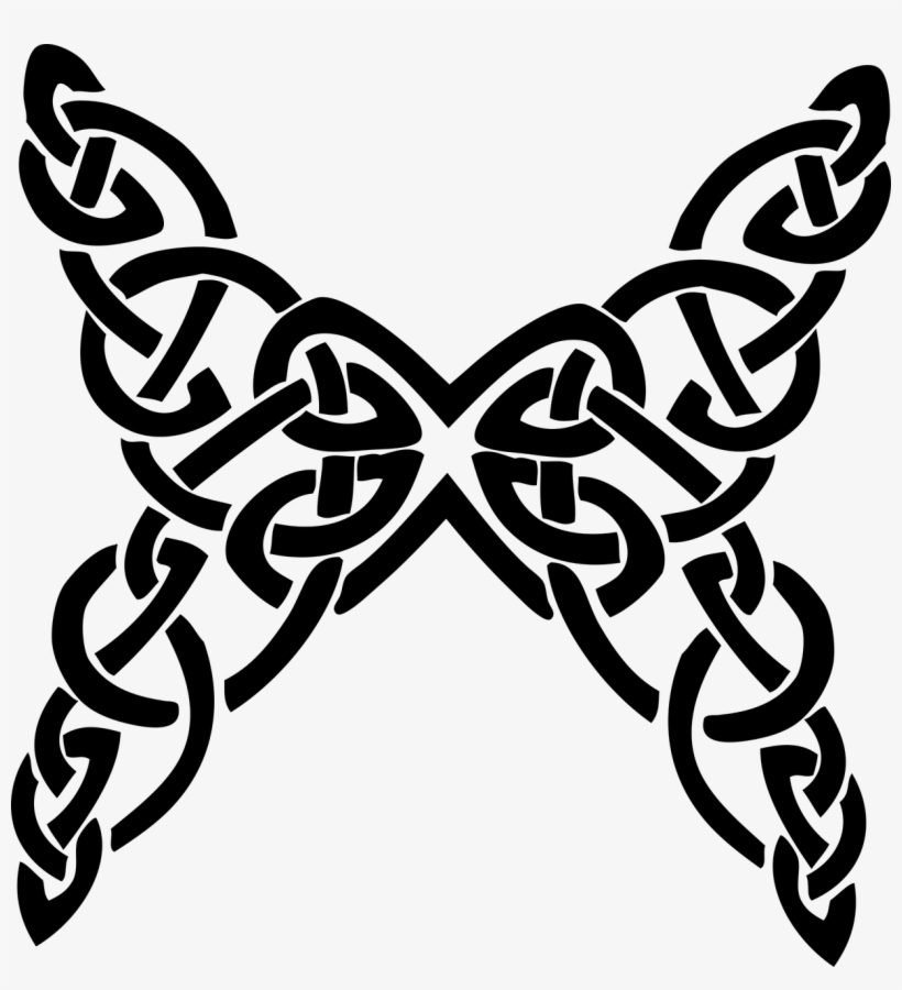 Butterfly Celtic Knot Decorative - Celtic Knot Butterfly, transparent png #593768