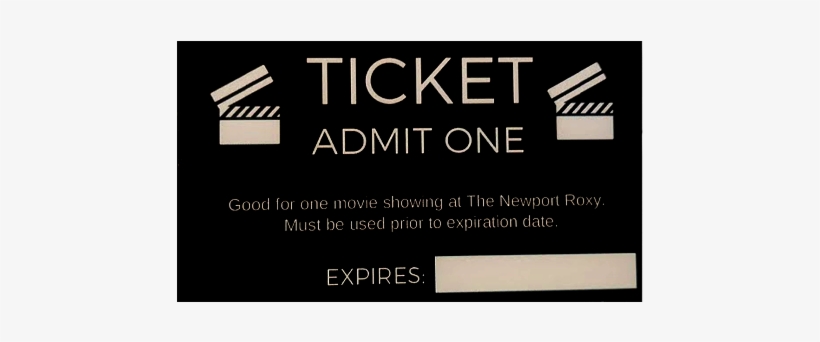 Roxy Anytime Ticket - Sign, transparent png #594255