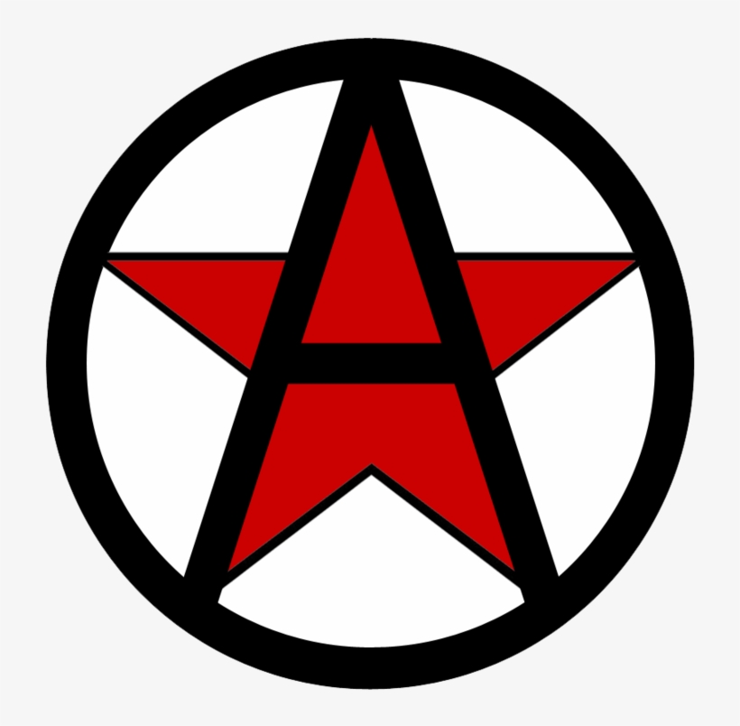 Socialist Anarchist Symbol By Frankoko-d4z8c7c - Socialist Anarchist, transparent png #594449