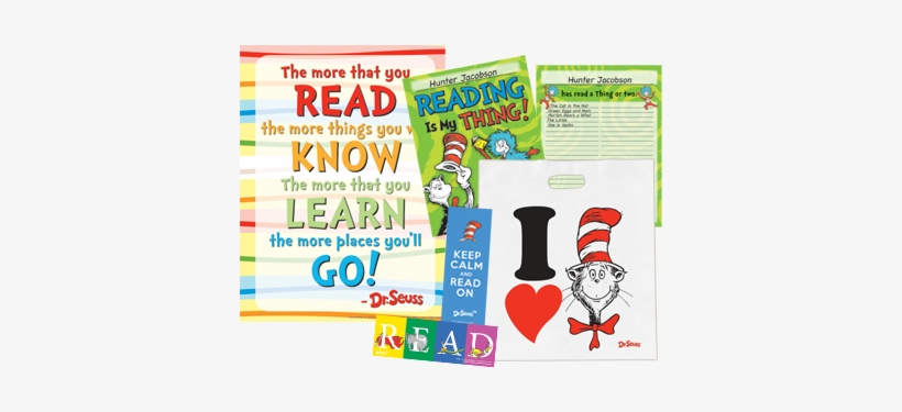 Seuss™ Characters Make Reading Fun - Read Posters For Library, transparent png #594575