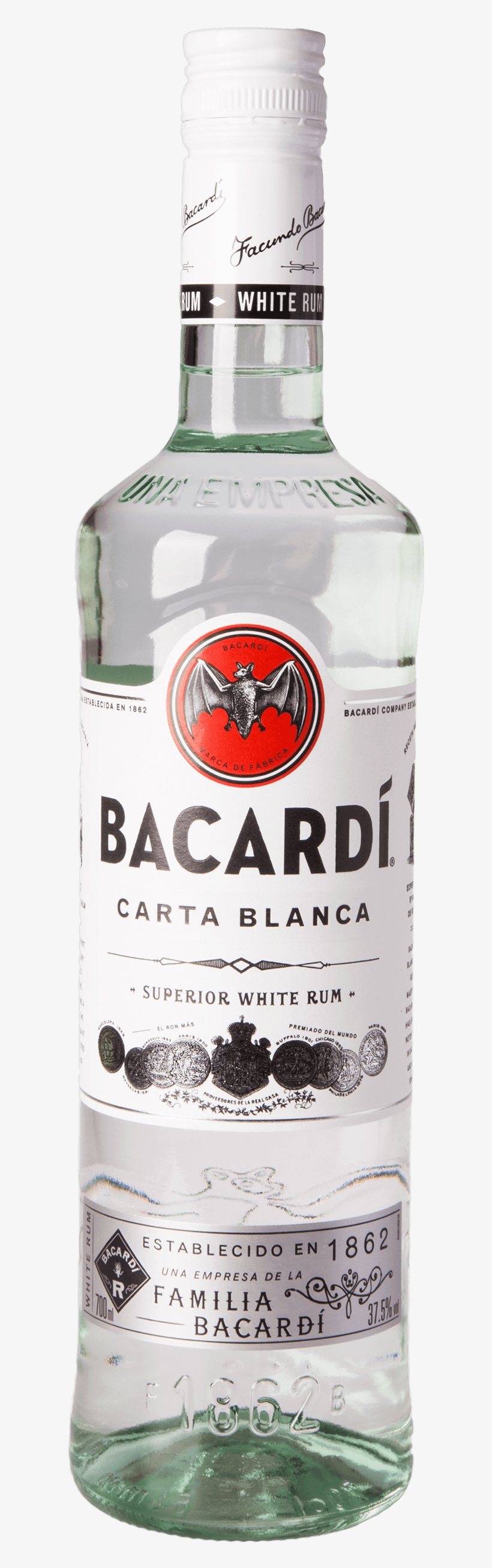 Free Bacardi Png - Bacardi Carta Blanca Rum 70cl, transparent png #594683