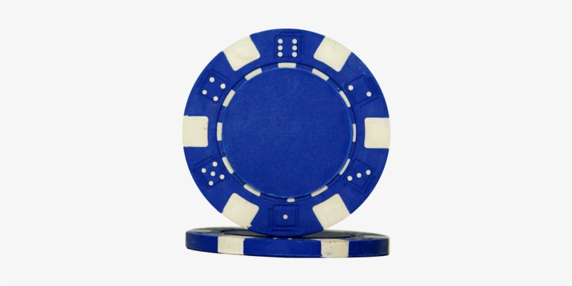 Poker Chips Dice Blue - Black Poker Chip, transparent png #594755