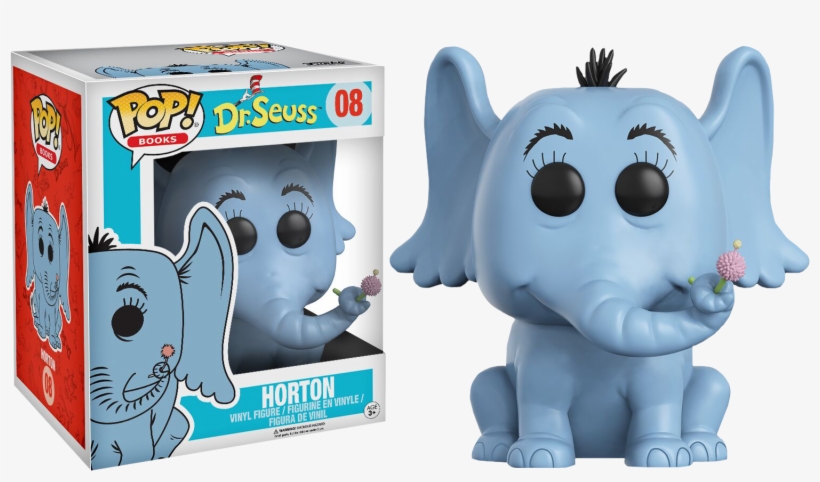 Horton 6" Super Sized Pop Vinyl Figure - Cat In The Hat Pop Vinyl, transparent png #594943