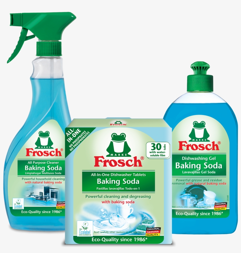 Baking Soda Value Pack - Frosch Baking Soda Universal All-purpose Cleaner, 500ml, transparent png #595025
