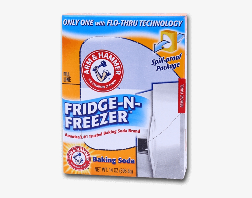 A & H Baking Soda Fridge N Freezer - Arm And Hammer, transparent png #595064