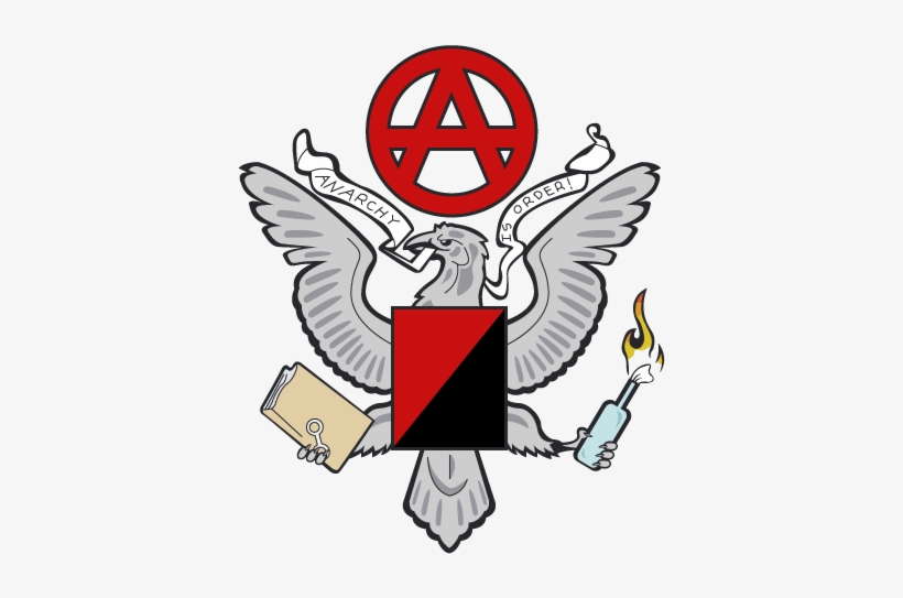 Coat Of Arms Of Anarchia - Anarchist Coat Of Arms, transparent png #595239