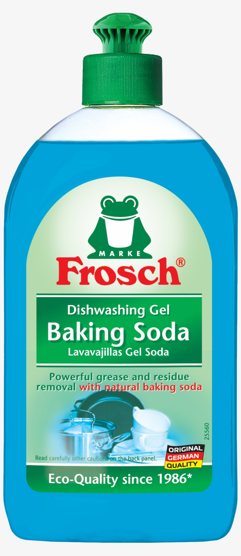 Frosch Baking Soda - Frosch Baking Soda Dishwashing Liquid Soap, 16.9 Oz,, transparent png #595260