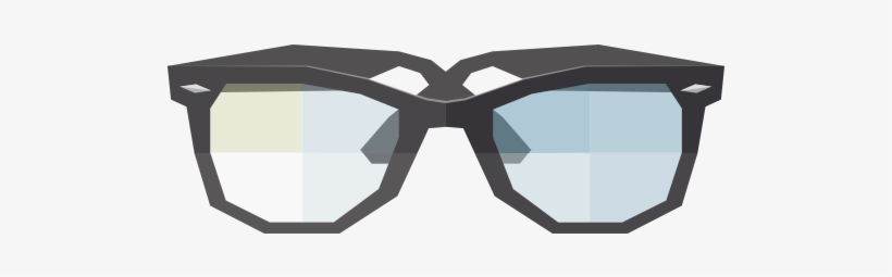 Create Something Cool - Glasses Flat Icon Png, transparent png #595737