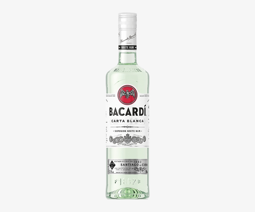 Bacardi - Bacardi Carta Blanca Rum 70cl, transparent png #595803