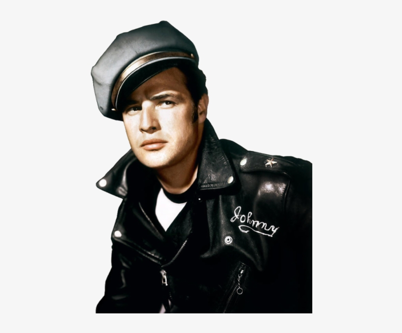 Wild One, Marlon Brando, 1954, transparent png #595805