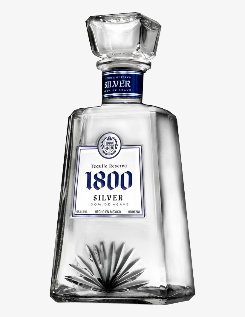 Bacardi Oakheart Rum - 1800 Silver, transparent png #595900