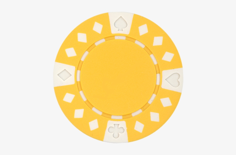 Clay Composite Diamond Suited Poker Chips 50 - Circle, transparent png #595969