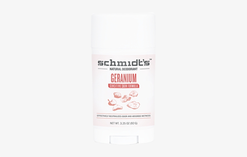 Schmidt's Geranium Flower Natural Deodorant - Sensitive, transparent png #596145