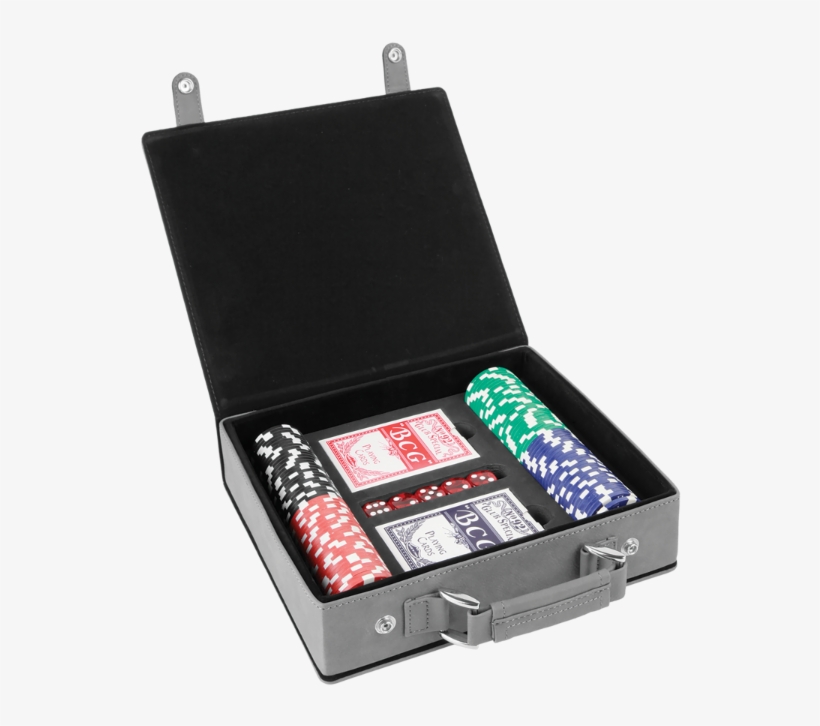 Personalized Black & Gold 100 Chip Poker Set, transparent png #596171