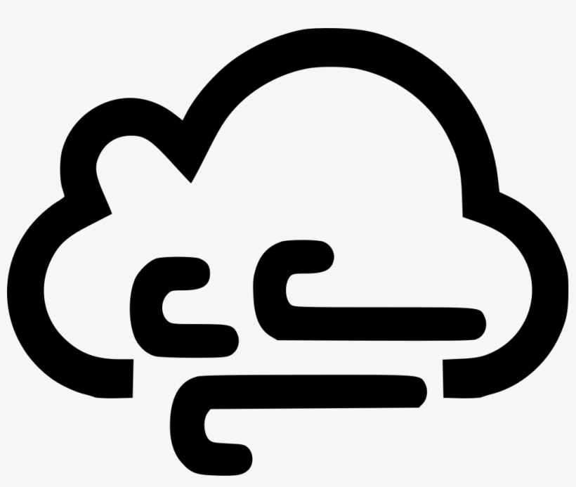 Cloud Wind Windy Comments - Snowing Png, transparent png #596190