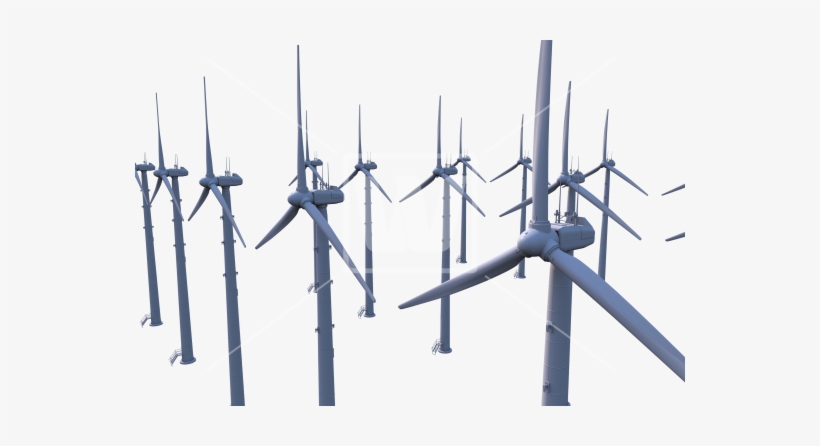 Png Wind Turbines - Wind Turbines Png, transparent png #596216