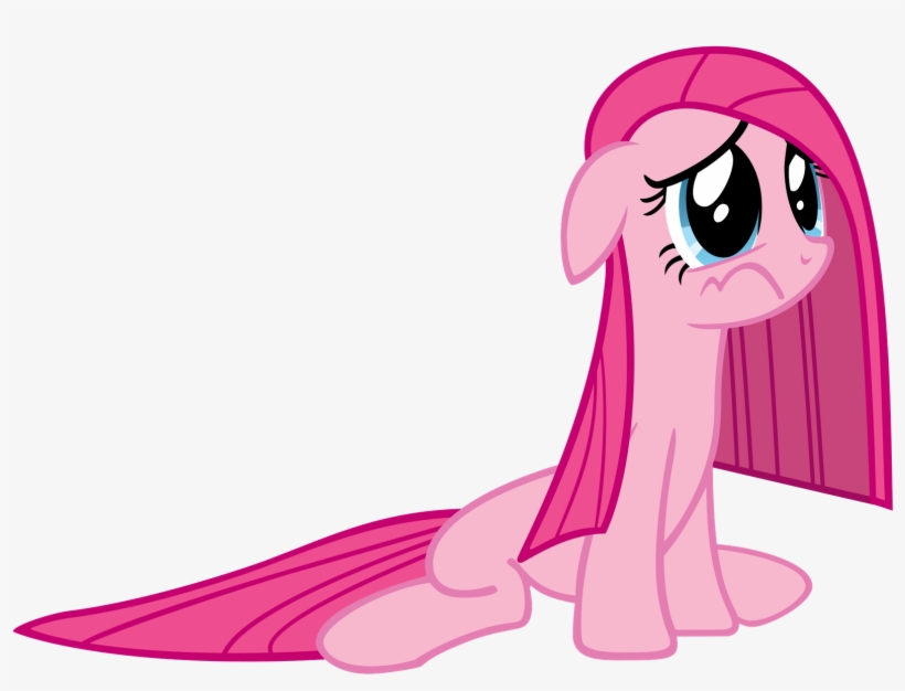 Pinkie Pie With A Deflated Mane - Mlp Pinkie Pie Sad, transparent png #596240