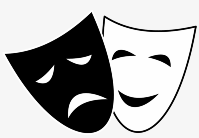 Actor Jpg Transparent - Comedy And Tragedy Masks, transparent png #596595