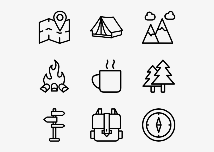 Hiking - Optometry Icons, transparent png #596894