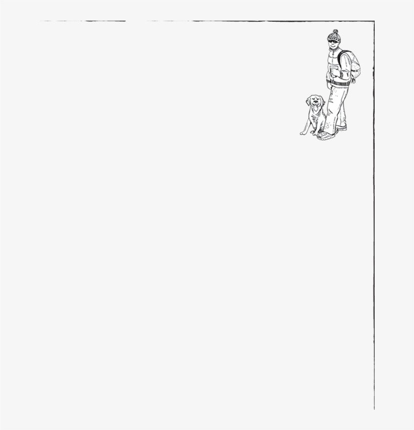 Mod Border Topright2-hiker - Sketch, transparent png #596976