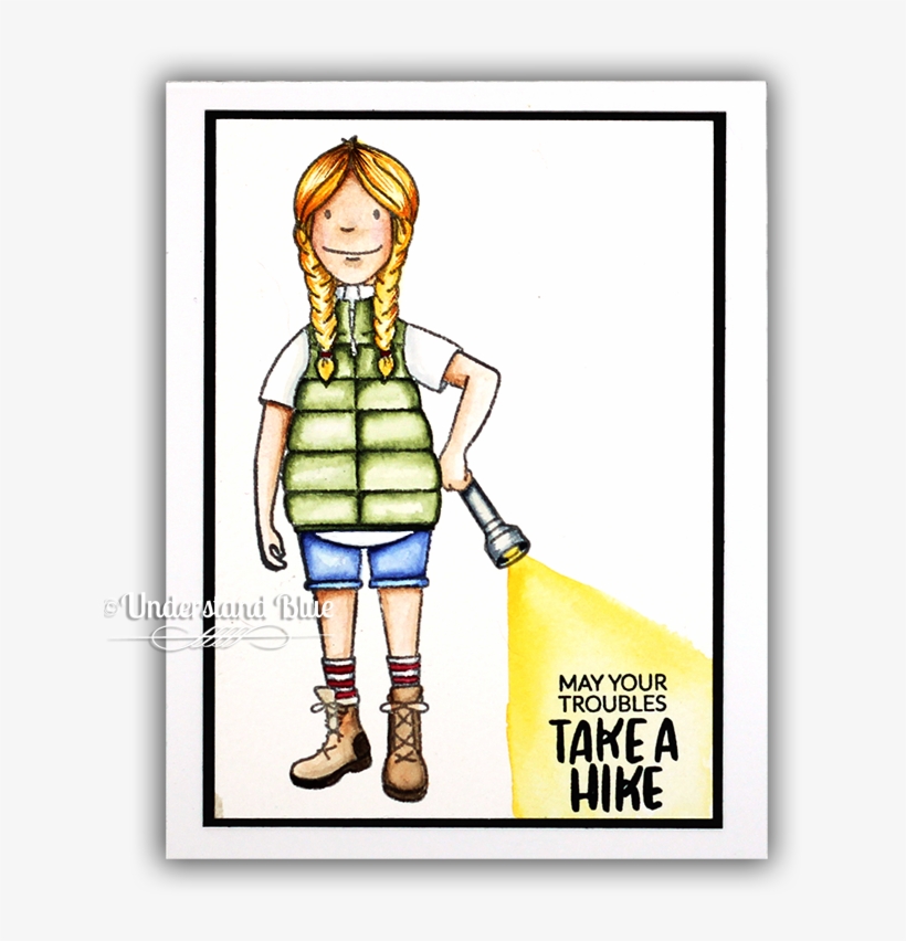 Woodsy Lady Card By Understand Blue - Illustration, transparent png #597003
