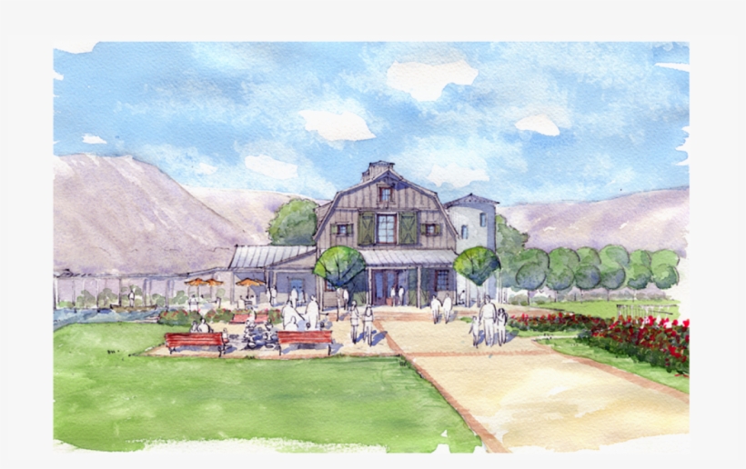 The Family Barn Is The Central Activity Spot, Offering - Painting, transparent png #597006