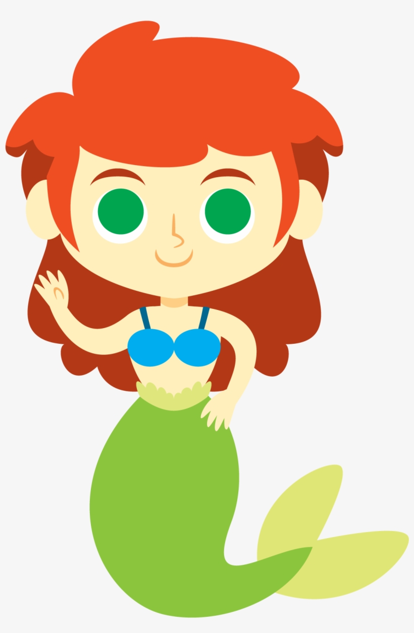 Mermaid Free To Use Cliparts - Clipart Cartoon Mermaid, transparent png #597046