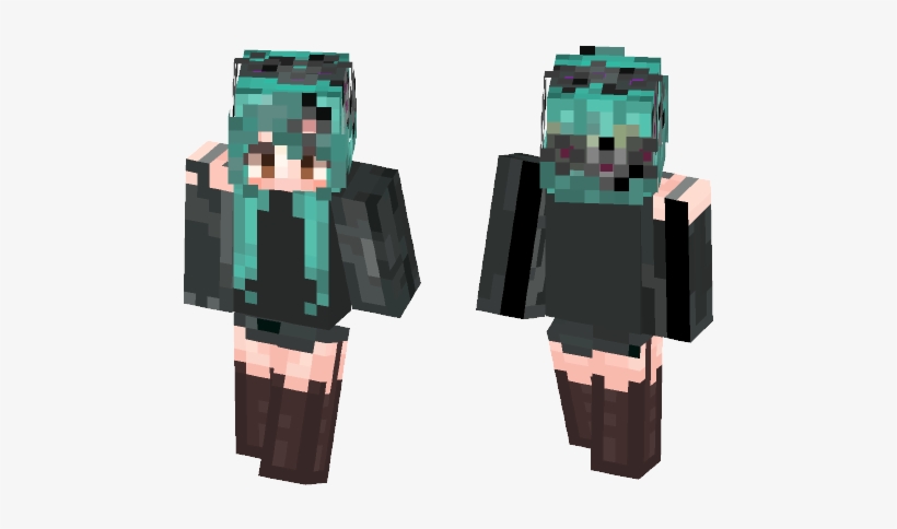 Emo Girl With Swampy Toxic Hair Toy Free Transparent Png Download Pngkey - emo nekoboy roblox