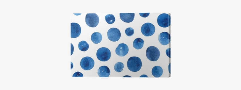 Watercolor Blue Polka Dots - Watercolor Painting, transparent png #597510