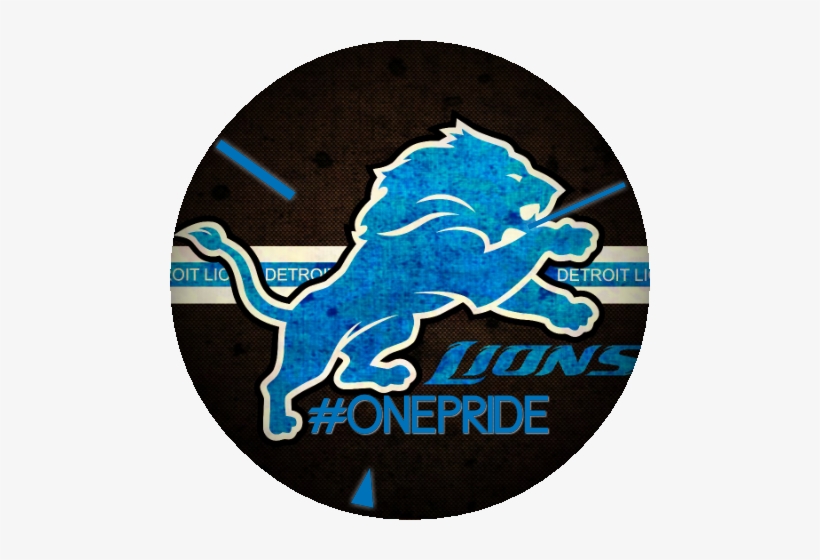 Detroit Lions - Detroit Lions Logo Black, transparent png #597537